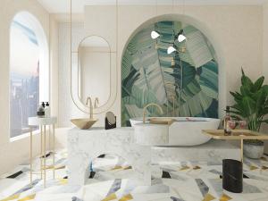 北欧卫生间卫浴间浴缸