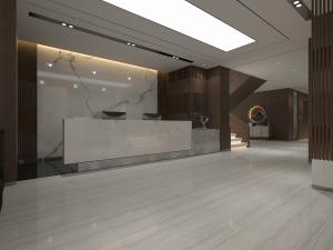 新中式前台接待台