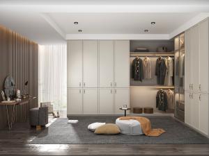 现代轻奢衣帽间梳妆台