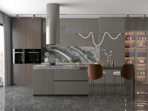 现代轻奢厨房吧台椅凳