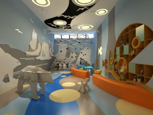 幼儿园活动室3d模型 幼儿园活动室