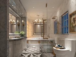 新古典卫浴间卫生间淋浴房