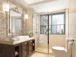 简欧卫生间卫浴间淋浴房