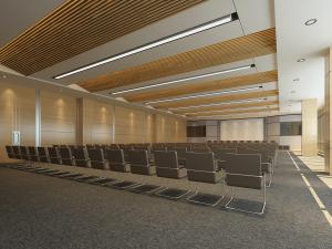 后现代报告厅会议室3d模型 后现代报告厅会议室