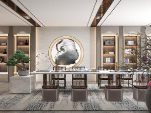 新中式书房茶室