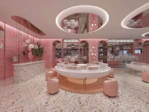 现代轻奢珠宝首饰店前台