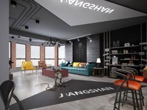 工业风接待区吧台椅凳