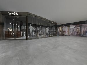 工业风服装店门头