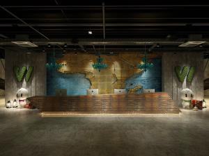 工业风前台接待台