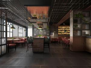 工业风咖啡厅餐馆饭店