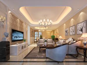 新古典客厅餐厅