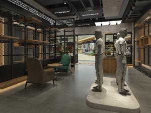 工业风男装店服装店