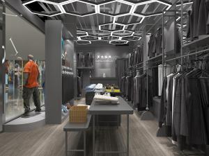 工业风服装店男装店