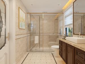 简欧卫生间卫浴间淋浴房