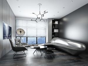 后现代经理办公室洽谈区