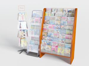 现代实木多层书架、货架