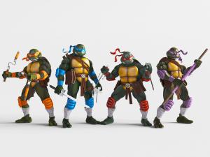 儿童动漫忍者龟