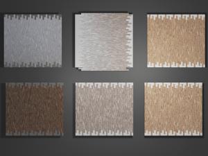 现代北欧灰色、实木色拼接地板