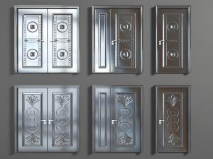 欧式双扇木门、子母门