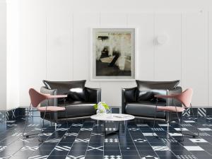 北欧单人沙发圆形茶几3d模型 北欧单人沙发圆形茶几