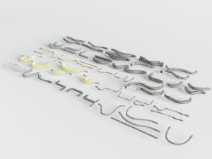 现代软管弯管五金件3d模型 现代软管弯管五金件