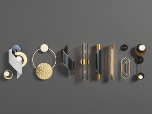 新中式金属铁艺壁灯