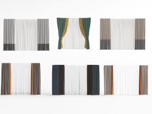 现代北欧布艺窗帘窗纱