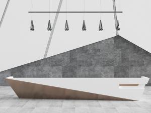 后现代前台接待台