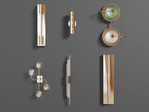 新中式现代金属壁灯