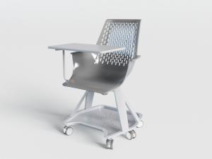 现代灰色塑料宝宝椅