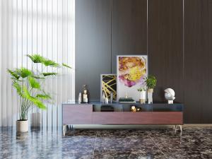 现代实木装饰柜、电视柜