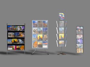 超市书籍金属书架、展示柜