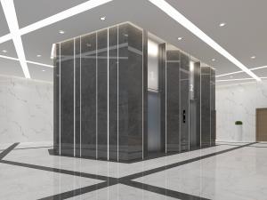 现代电梯间