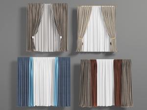 现代北欧窗帘窗纱