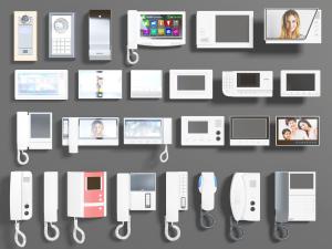 现代楼道单元门对讲机可视电话