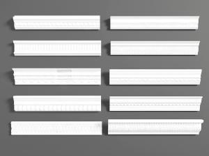 欧式带花纹装饰的角线