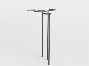 现代黑色金属路灯