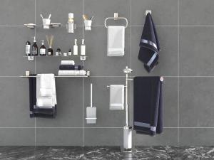 现代毛巾架卫浴小件