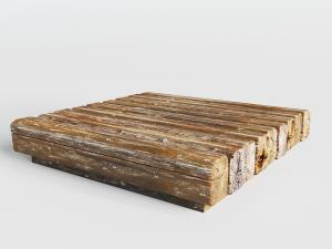 户外景观原木地面地板