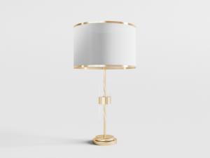 现代白色台灯