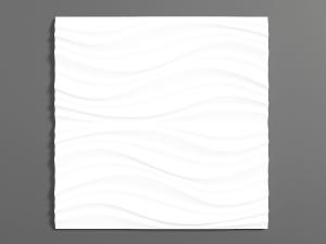 现代波浪纹理的背景墙3d模型 现代波浪纹理的背景墙