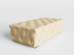 简欧菱形软包沙发凳