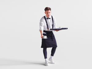 咖啡馆招待服务员