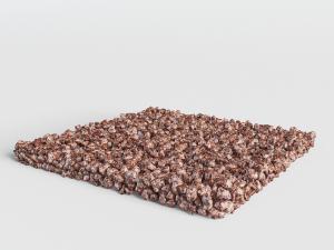 公园路径上的花岗岩石头