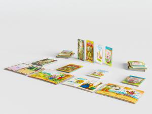 现代卡通彩色儿童绘本书籍