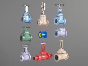 现代高性能三通调节阀工业设备