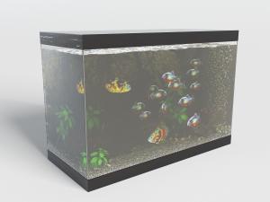 长方形玻璃水族鱼缸