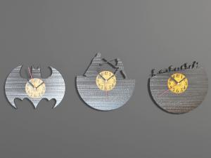 现代墙面挂件钟表3d模型 现代墙面挂件钟表