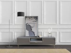 现代新中式长方形玄关柜、电视柜3d模型 现代新中式长方形玄关柜、电视柜