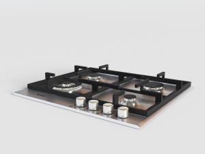 四个炉灶的天然气灶具厨房电器